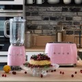 Toster Smeg TSF01PKEU, dwie kromki, pastelowy róż Linia 50’s Style