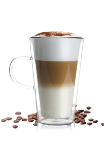Vialli - Szklanka do Latte z podwójną ścianką 320ml AMO 3024