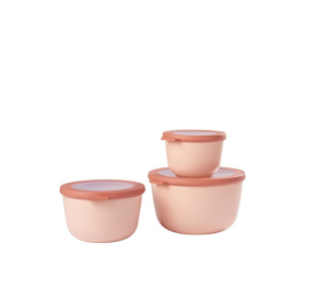 Mepal - Zestaw 3 misek Cirqula 500+1000+2000 Nordic Blush