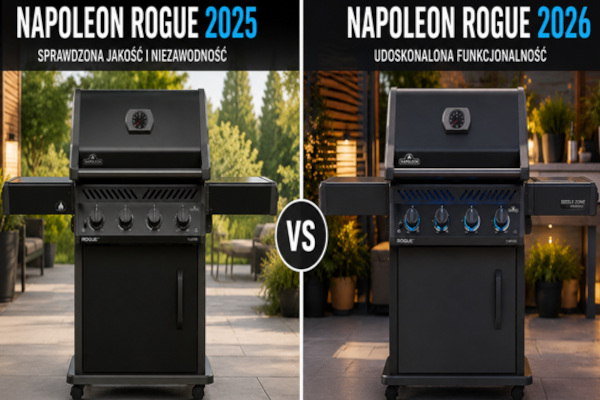Grill gazowy Napoleon 2025 vs 2026 – porównanie modeli Freestyle, Rogue i Prestige. Co nowego?