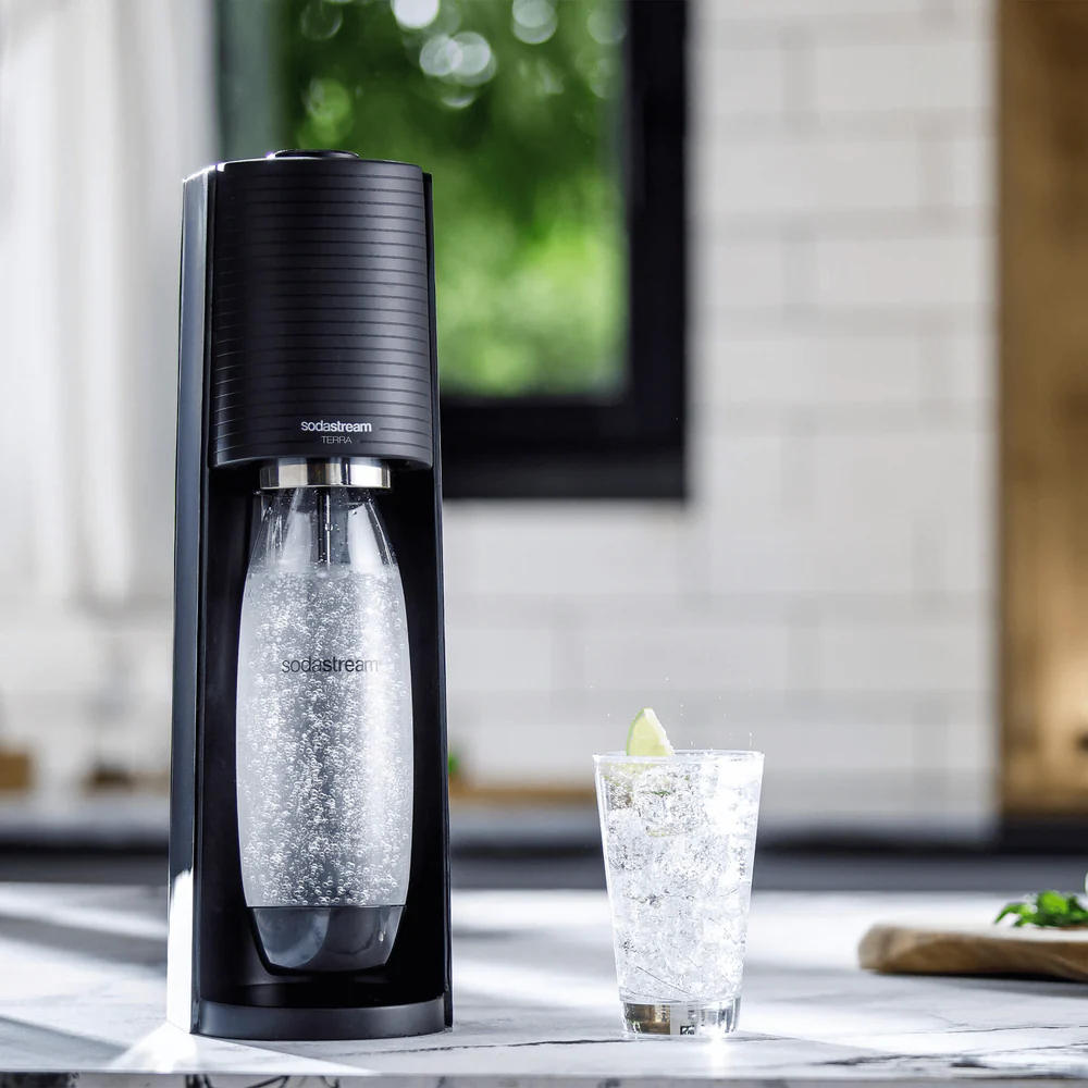 Saturator Sodastream Terra Megapack black 2x1L 1x0,5L